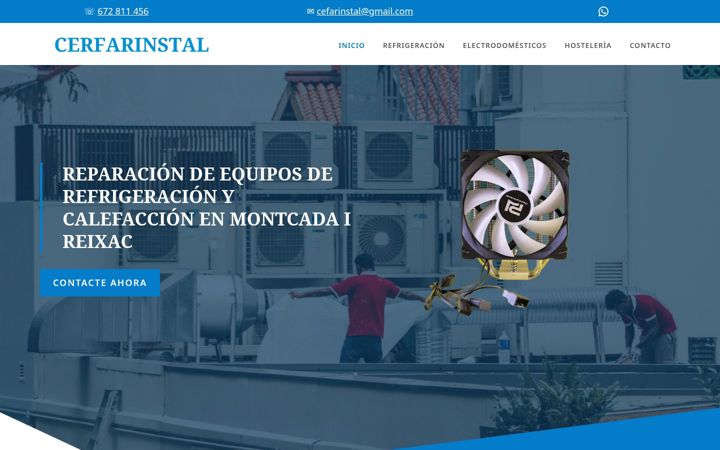 Screenshot of cefarinstal.com