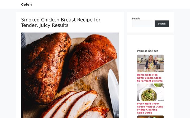 Screenshot of cefeh.com