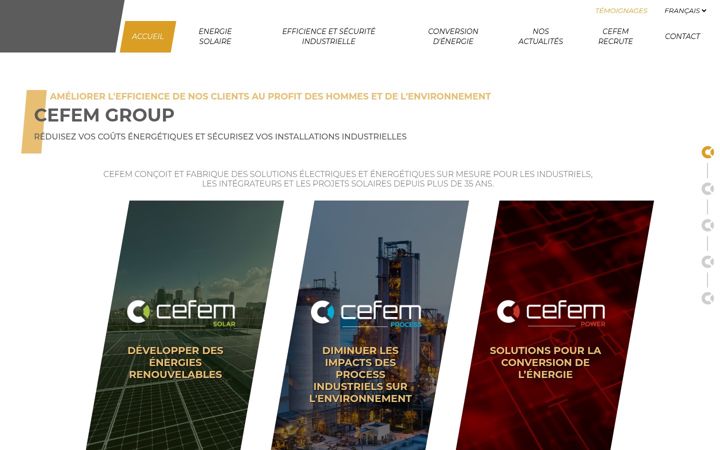 Screenshot of cefem-group.com