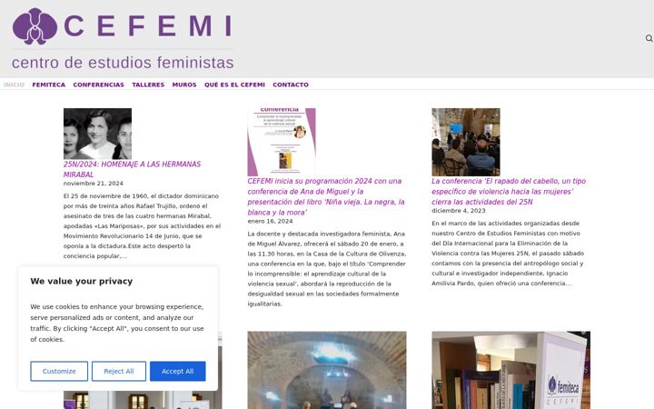Snímek obrazovky cefemi.org
