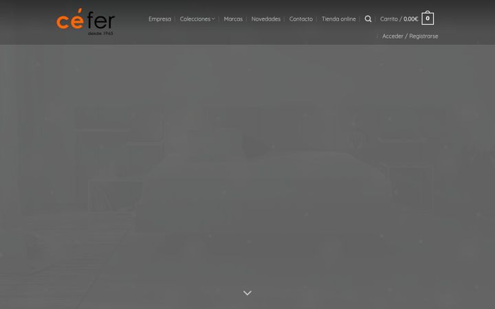 Captura de pantalla de cefer.es