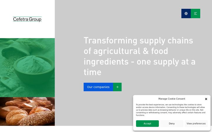 Screenshot of cefetra.com