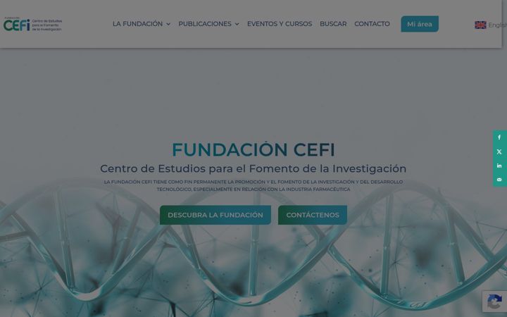 Captura de pantalla de cefi.es