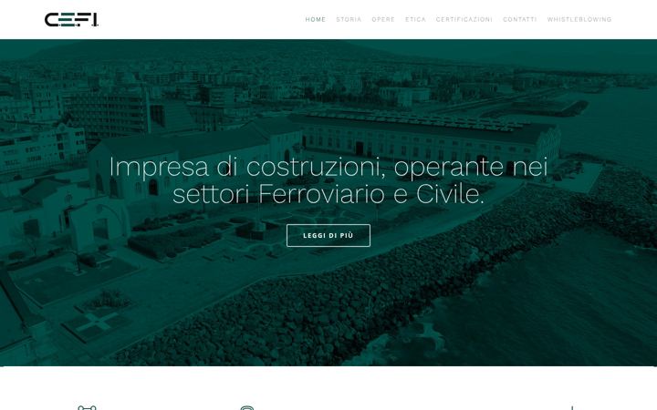 Screenshot of cefisrl.it
