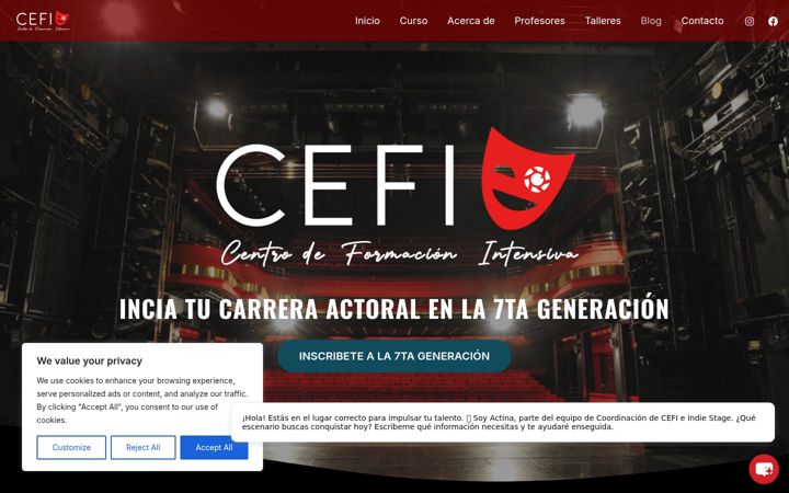 Screenshot of cefiview.com