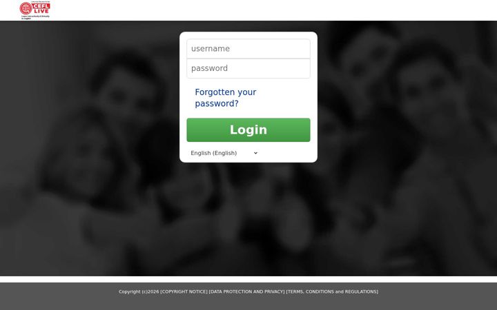Screenshot of cefllive.com