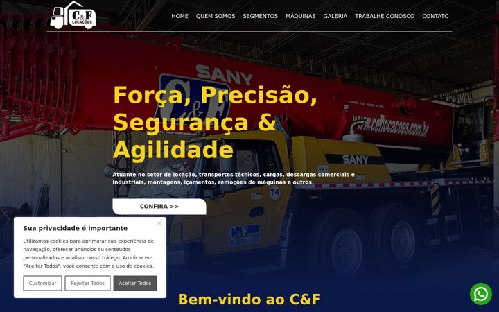Snimka zaslona za ceflocacoes.com.br