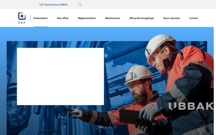 Screenshot of cefnord.com