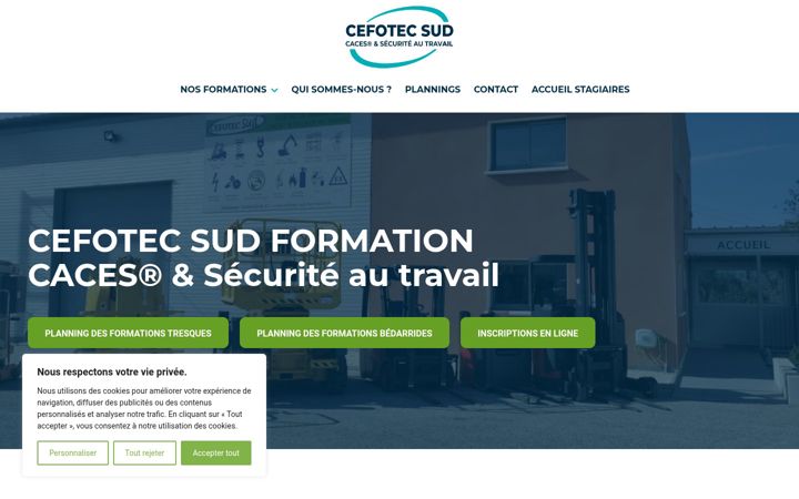 Skærmbillede af cefotec-sud-formation.fr