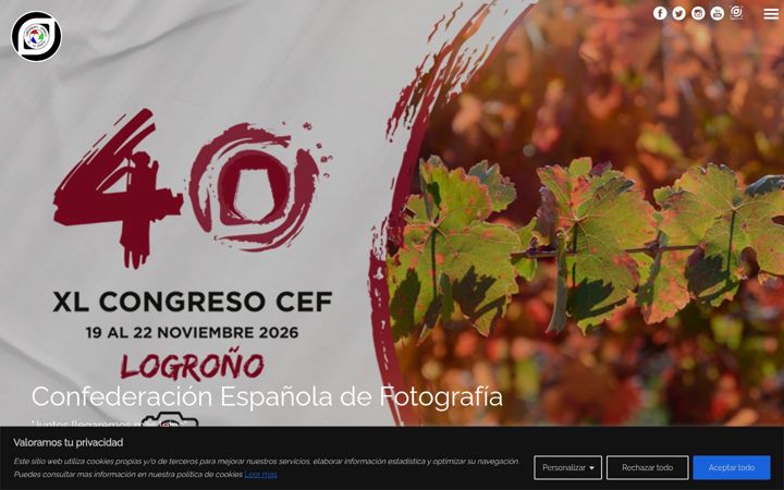 Captura de pantalla de cefoto.es