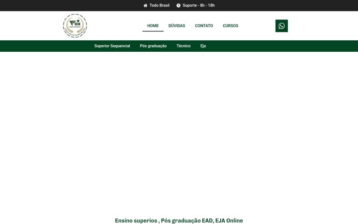 Snimka zaslona za cefox.com.br