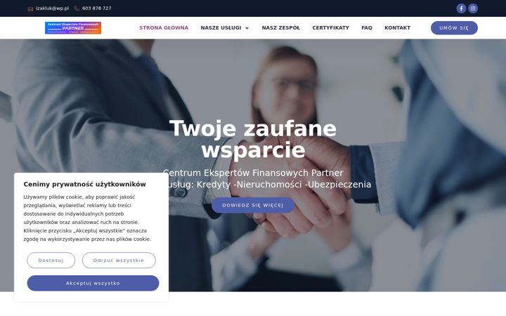 Skjámynd af cefpartner.com.pl