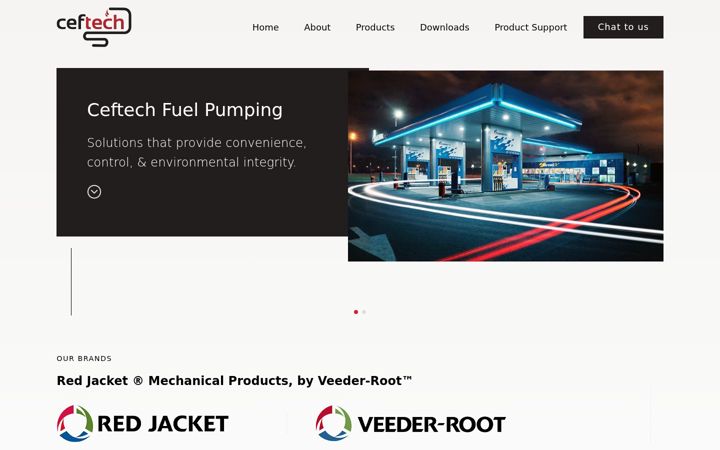 Screenshot ta' ceftech.co.za