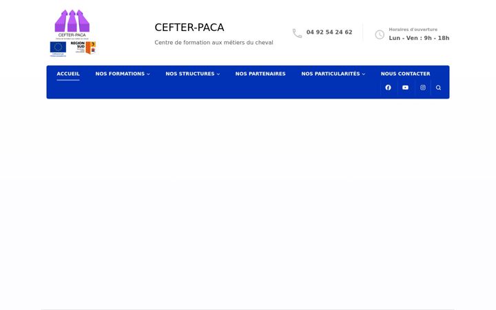 Skærmbillede af cefter-paca.fr