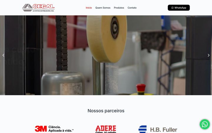 Snimka zaslona za cegal.com.br