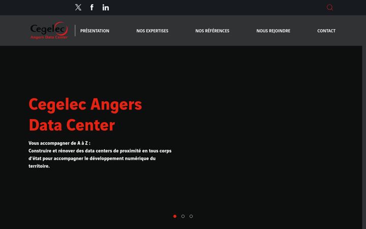 Screenshot von cegelec-angers-data-center.fr