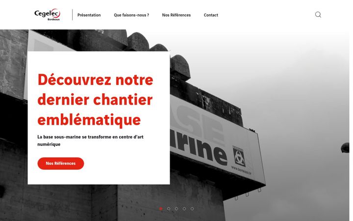 Screenshot von cegelec-bordeaux.fr