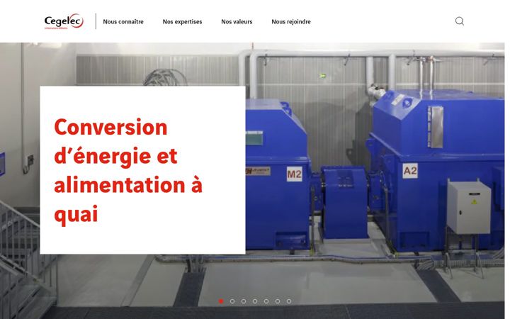 Capture d'écran de cegelec-defense-sud-est.fr