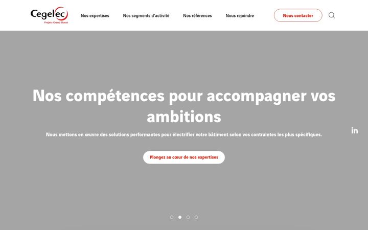 Screenshot of cegelec-rennes-projets.fr