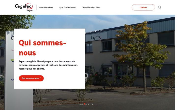 Screenshot of cegelec-troyes.com