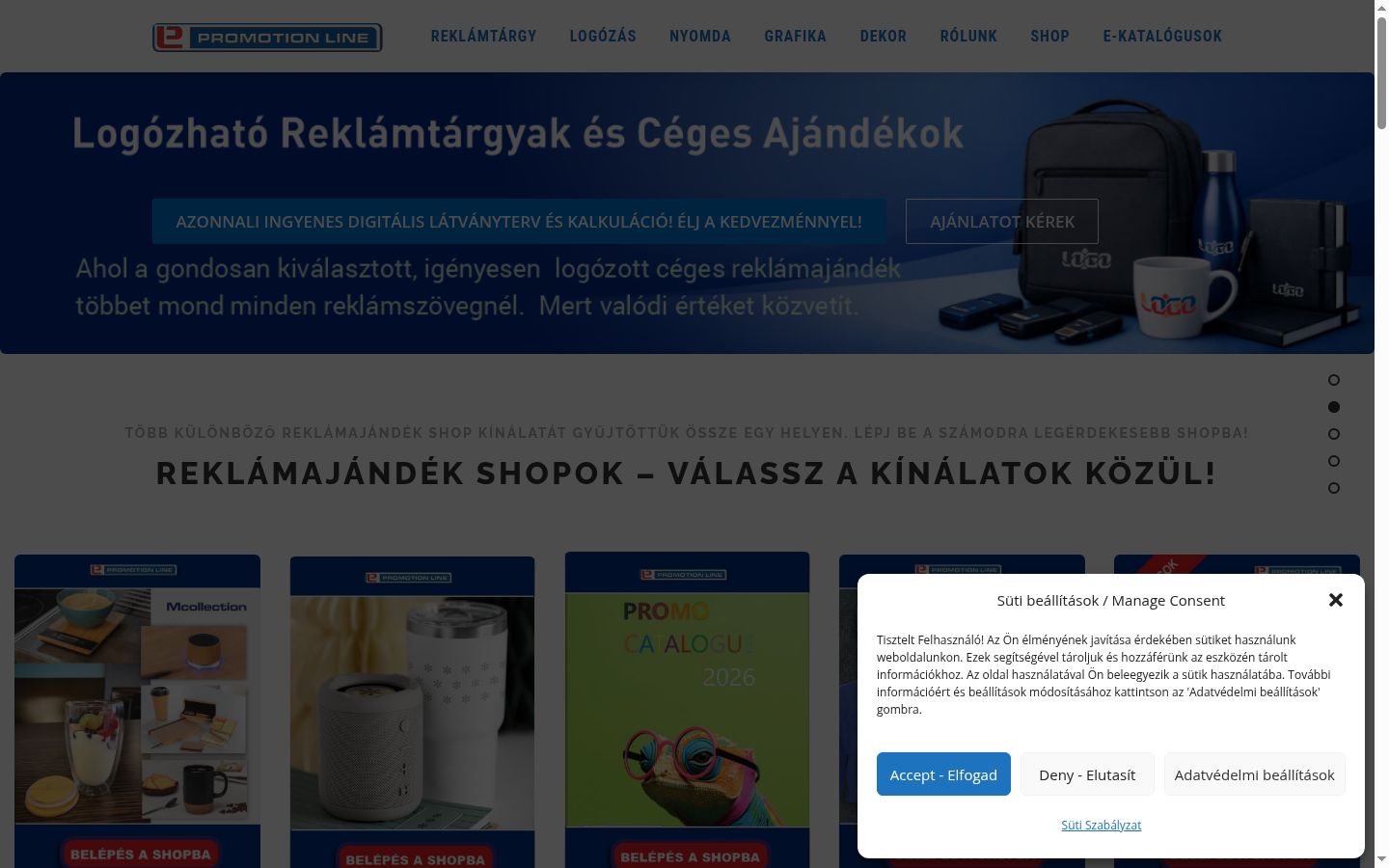 Screenshot tal-banner tal-kunsens muri qabel kwalunkwe interazzjoni