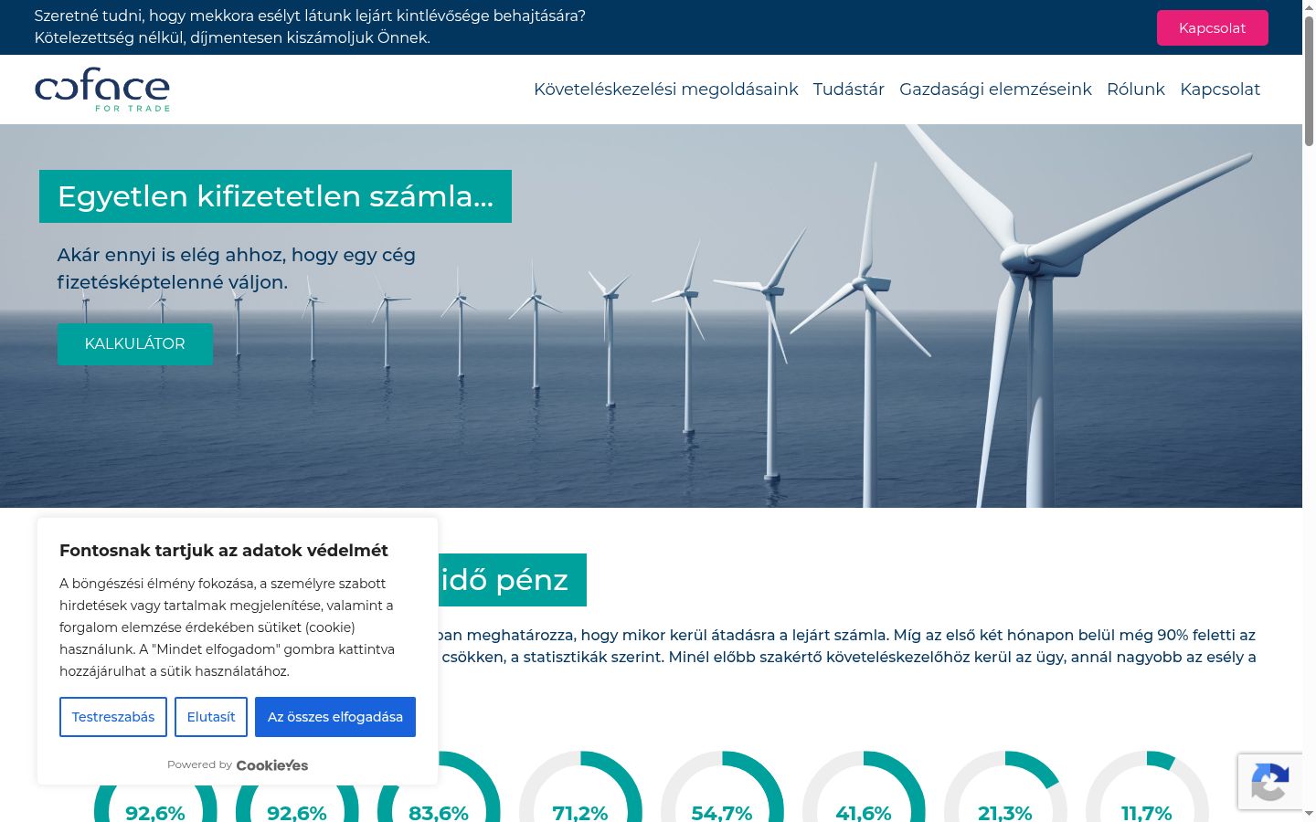 Screenshot tal-banner tal-kunsens muri qabel kwalunkwe interazzjoni