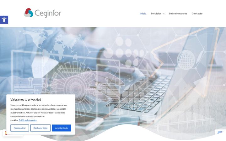 Screenshot of ceginforgestion.es