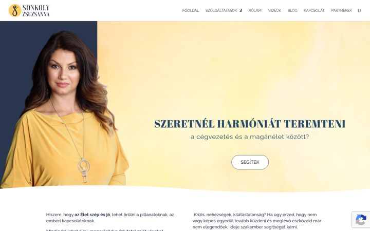 Capture d'écran de cegvezetok-terapeutaja.hu