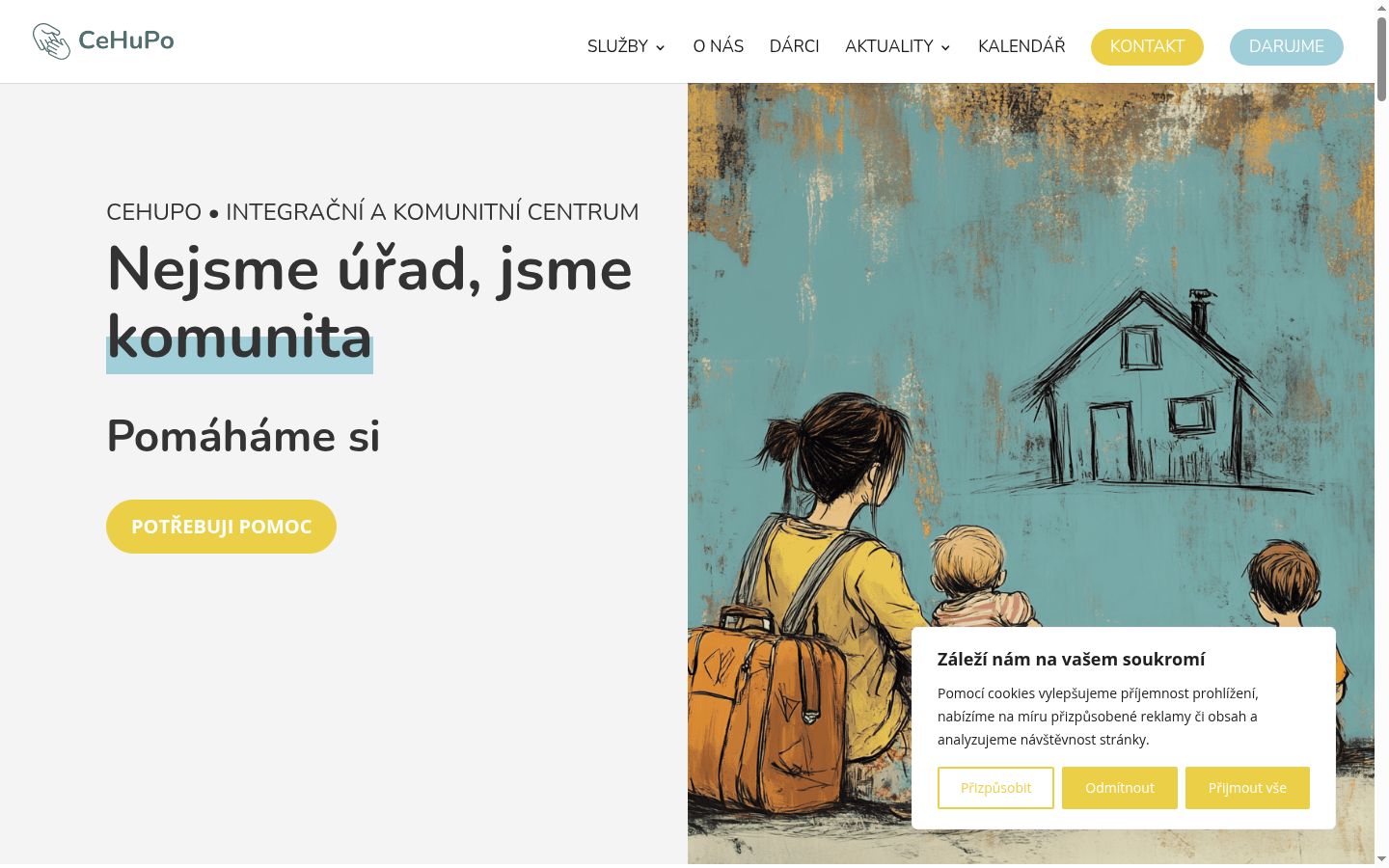 Sutikimo reklamjuostės, rodytos prieš bet kokią sąveiką, ekrano kopija