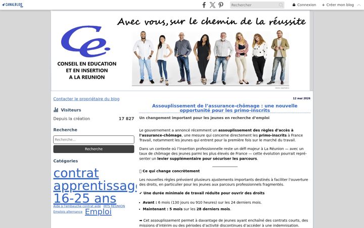 Screenshot of cei-reunion.fr