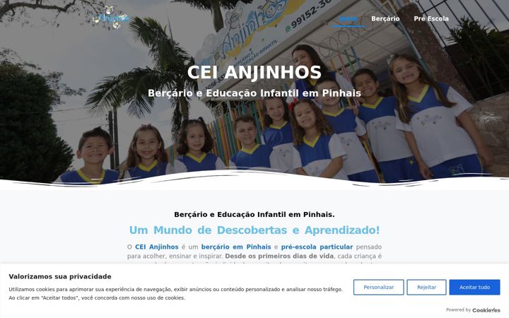 Snimka zaslona za ceianjinhos.com.br