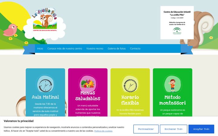 Screenshot of ceiardillapilla.com