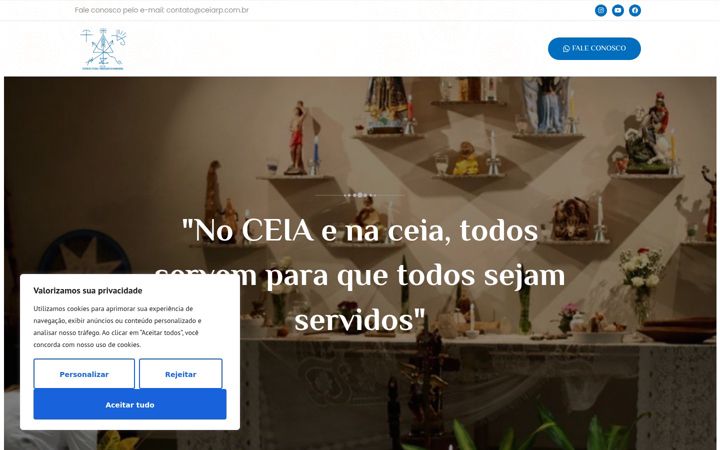 Snimka zaslona za ceiarp.com.br