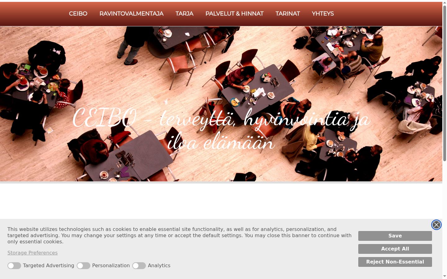 Screenshot tal-banner tal-kunsens muri qabel kwalunkwe interazzjoni