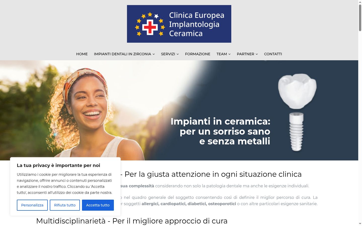 Screenshot tal-banner tal-kunsens muri qabel kwalunkwe interazzjoni