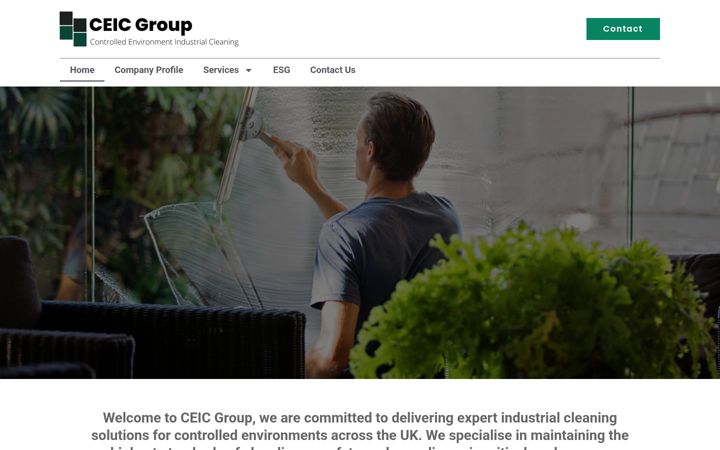 Screenshot von ceicgroup.co.uk