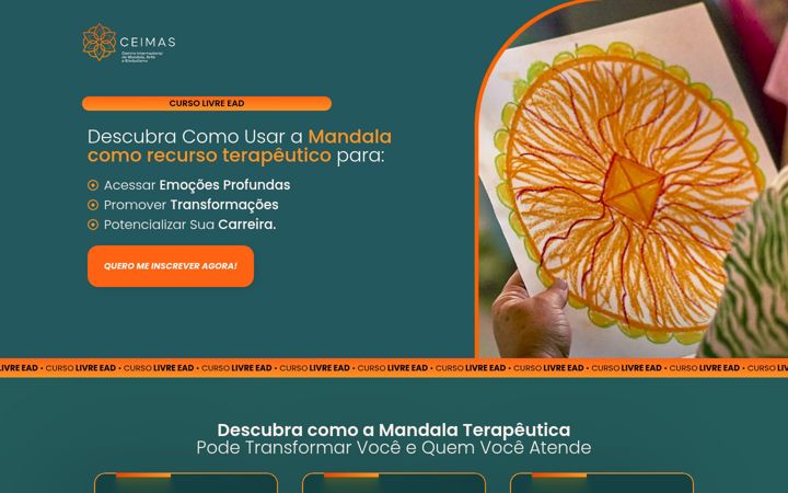 Screenshot stránky ceimas.com.br