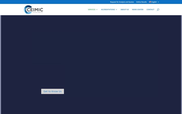 Screenshot of ceimic.com