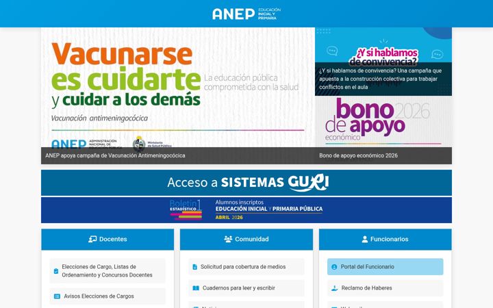 Screenshot of ceip.edu.uy