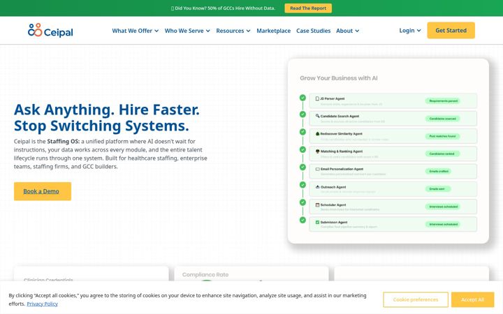 Screenshot of ceipal.com