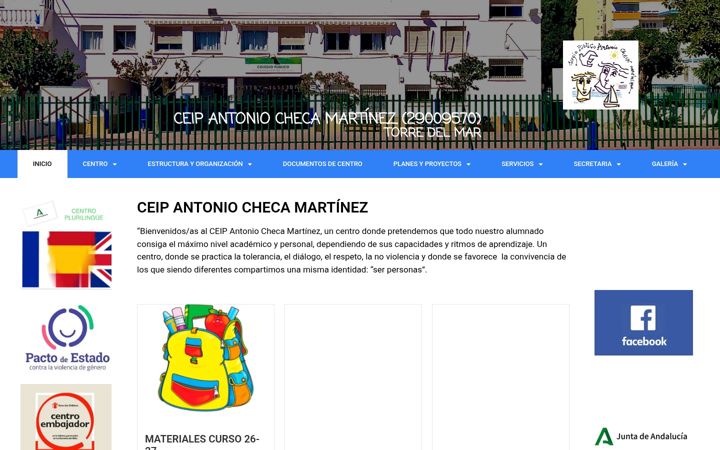 Snímek obrazovky ceipantoniochecamartinez.es