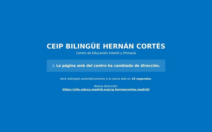 Snímek obrazovky ceipbilinguehernancortes.es
