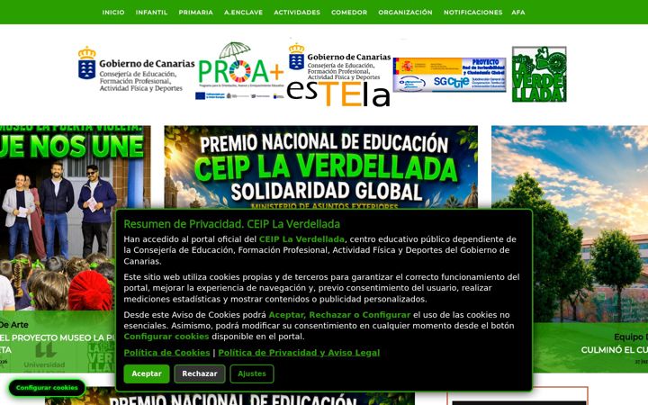 Screenshot of ceiplaverdellada.org