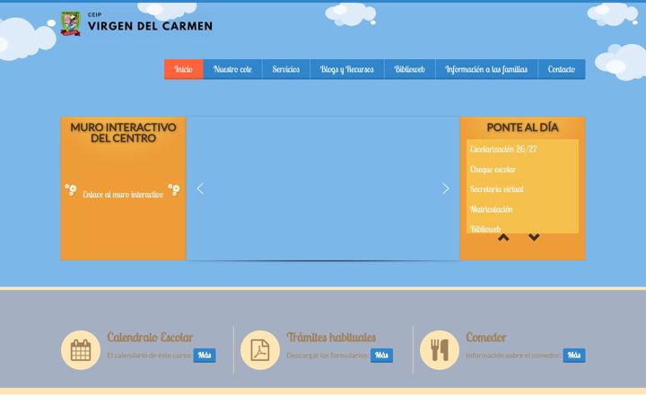 Posnetek zaslona ceipvirgendelcarmencastell.es