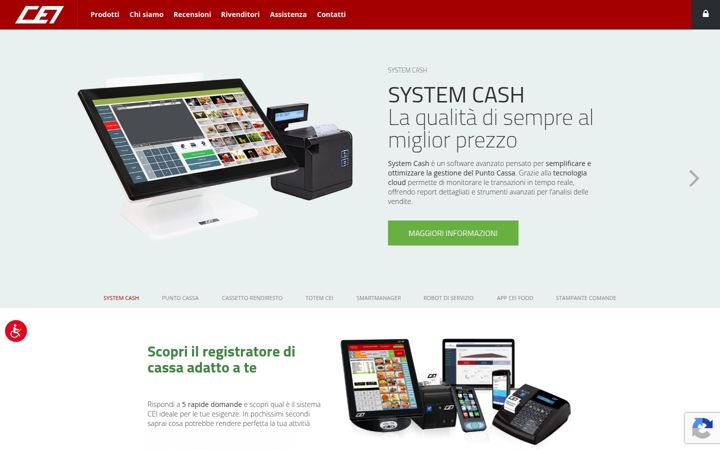 Screenshot of ceisystems.it