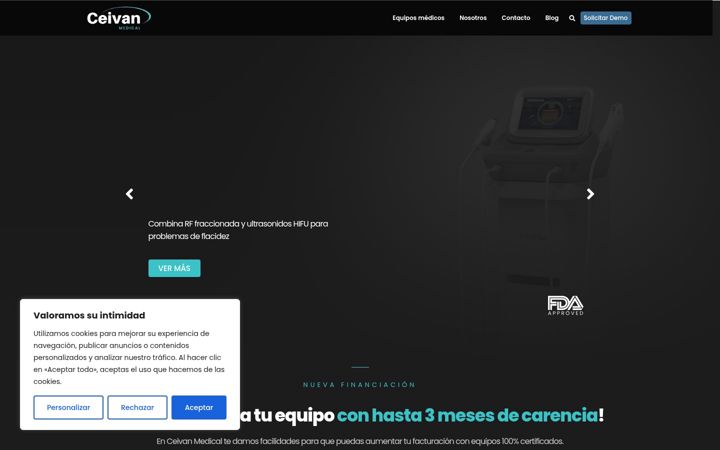 Screenshot of ceivanmedical.es