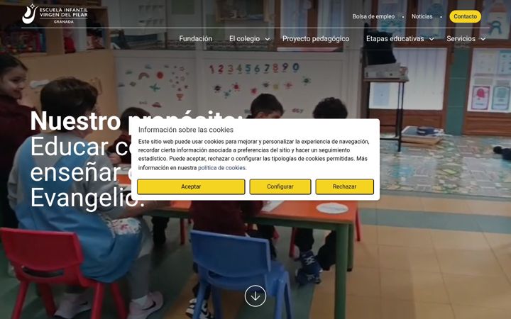 Posnetek zaslona ceivirgendelpilar.es