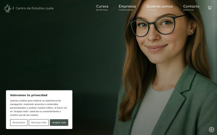 Screenshot of cejuste.es