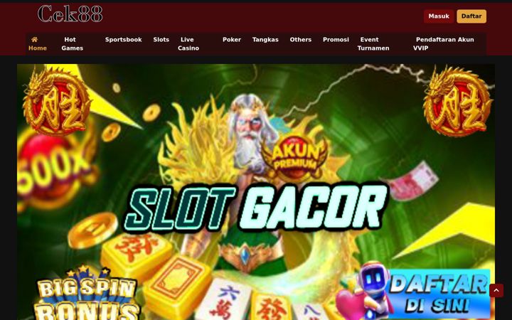 Ekrano kopija cek88.net