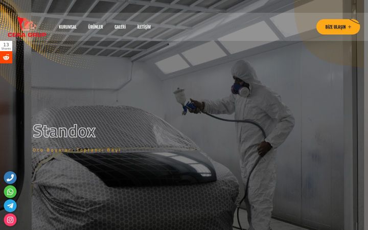 Screenshot of cekagrupinsaat.com